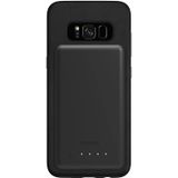 Capa Bateria Mophie - Caixa Magnética De Carga E Carregador Portátil Mini, Feito Para Samsung Galaxy S8 - Preto