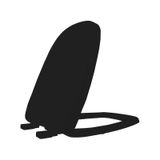 Assento Sanitário Termofixo Soft Close Monte Carlo Preto