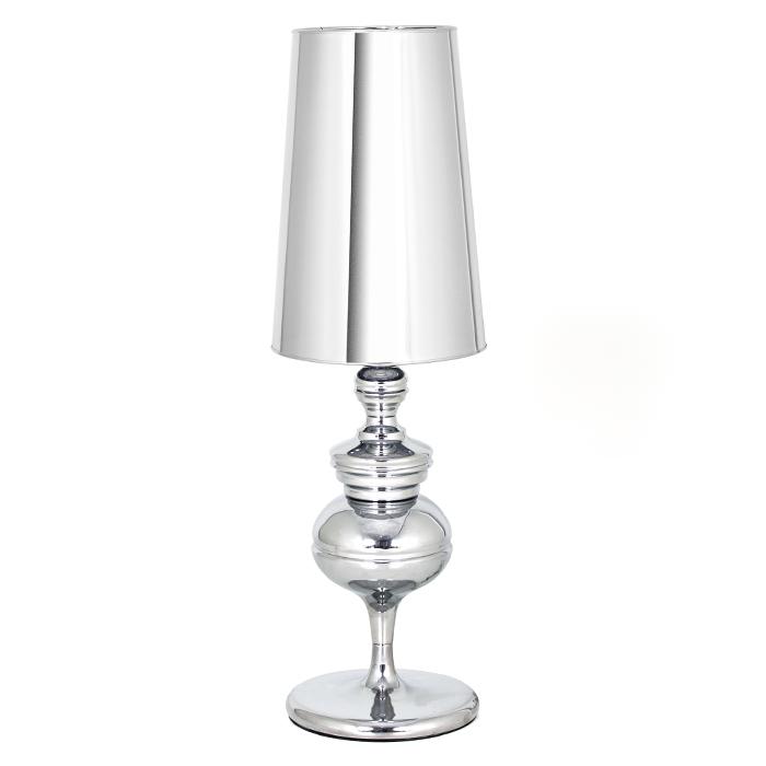 Luminária De Mesa - Abajur - Josephine - Prata