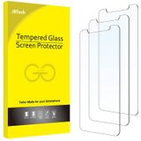 Protetor De Tela Jetech Para Iphone 12 Pro Max De 6,7 Polegadas, Filme De Vidro Temperado, 3-pack