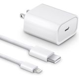 Carregamento Rápido Do Carregador Do Iphone,:apple Mfi Certificado】 20w Usb C Fast Charger Block Com 6ft Usb-c Para Cabo Lightning Para Iphone 12/12