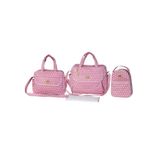 Kit Bolsa Bebê Maternidade Toys Rosa