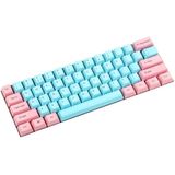 Npkc 61 87 104 Chaves Miami Thick Pbt Oem Profile Keycap Para Mx Switches Gh60 Tenkeyless Mechanical Gaming Keyboard (apenas Keycap) (61 Top Print)