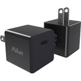 Adaptador De Alimentação Ailun 2pack 20w Usb C, Pd Porta Thumb Wall Charge Fast Charge Compatível Com Iphone 13/12 Pro Max/12 Mini/11,galaxy,pixel 4/