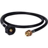 Adaptador De Propano Gassaf 5ft E Substituição De Montagem Da Mangueira Com Mangueira Para Tanque De Lp Tipo1 E Grade De Gás - Certificado Csa