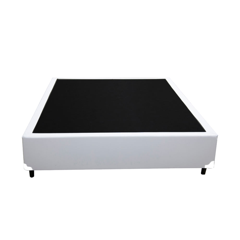 Cama-Box-Casal-Colchao-Espuma-D33-Bordado---Box-Sintetico-Branco-Serra-Negra-53x138x188