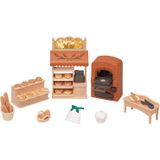 Brinquedo Sylvanian Families Conjunto Inicial De Padaria, Móveis E Acessórios Para Casa De Bonecas De Brinquedo, Conjunto Para Casa Aconchegante Telh