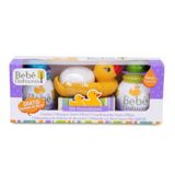 Kit De Banho Bebê Presenteável Com Patinho Bebê Natureza