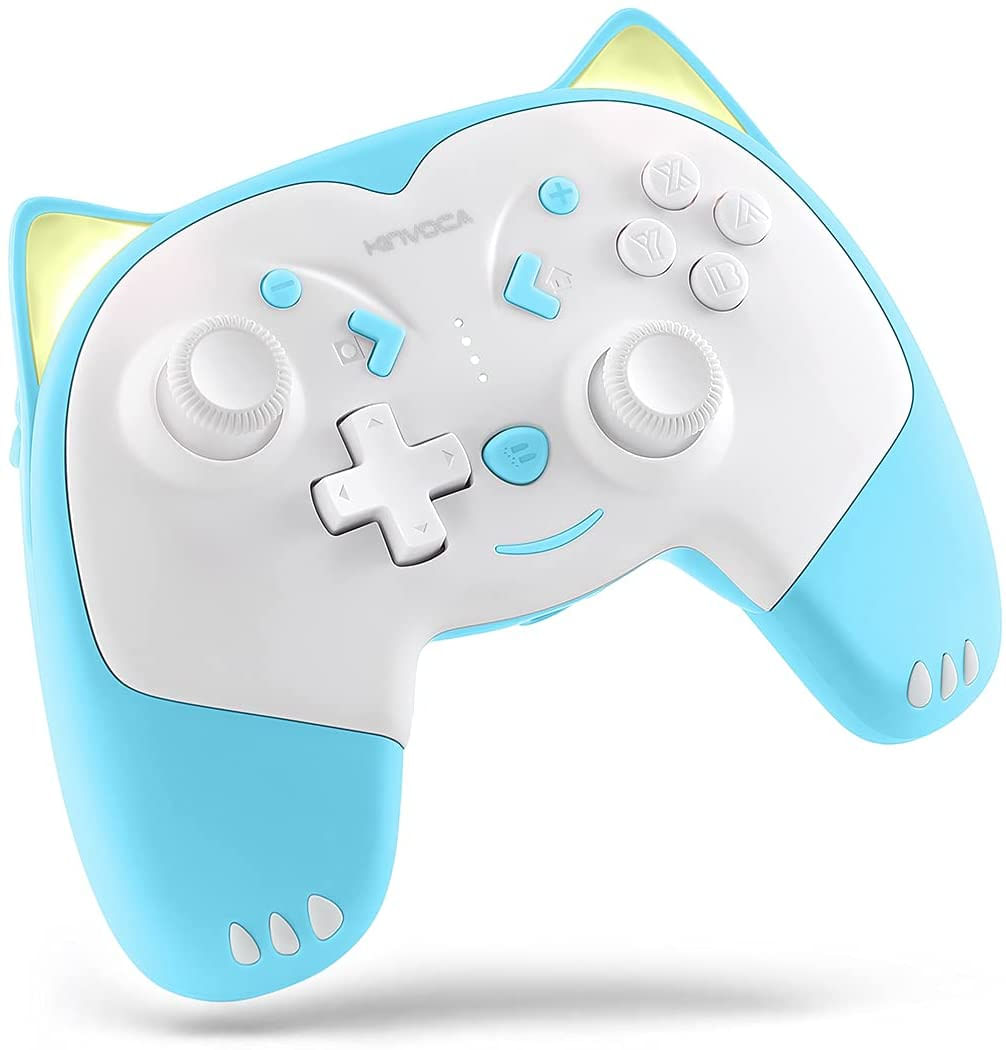 Kinvoca Wireless Controller Para Nintendo Switch switch Lite Cute Pro Controller Com Turbo Motion Vibracao Wake up Entrada Para Fones De Ouvido Carrefour