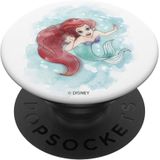 Disney Little Mermaid Ariel Watercolor Twerl Popsockets Popgrip: Aperto Permutável Para Telefones E Tablets