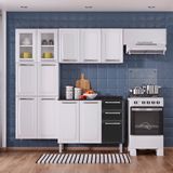 Cozinha Itatiaia Luce Compacta 4 Pecas 2 Vidros Balcao Preto