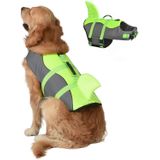 Doglay Dog Shark Life Jacket, Colete Salva-vidas Ripstop Dog Para Natação Ajustável Animal Salva-vidas Com Alça De Resgate Para Cães Pequenos, Médios