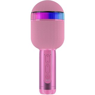 Presentes para meninas de 7 8 anos - Microfone de karaokê Bluetooth sem fio  com luzes led para crianças e adultos, brinquedos populares presente de  aniversário para meninas de 3 a 12