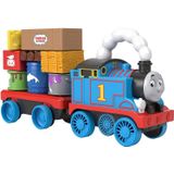 Thomas &amp, Friends Wobble Cargo Stacker Train, Push-along Engine Com Blocos De Empilhamento Para Crianças E Crianças De 2 Anos Ou Mais