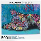 Aquário Dean Russo Cat Puzzle (500 Peças Quebra-cabeça) - Brilho Livre - Ajuste De Precisão - Oficialmente Licenciado Dean Russo Mercadoria &amp, Col
