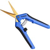 Vivosun 1-pack Gardening Mão Pruner Poda Tesoura Com Lâminas De Precisão Curvas Revestidas Revestidas De Titânio