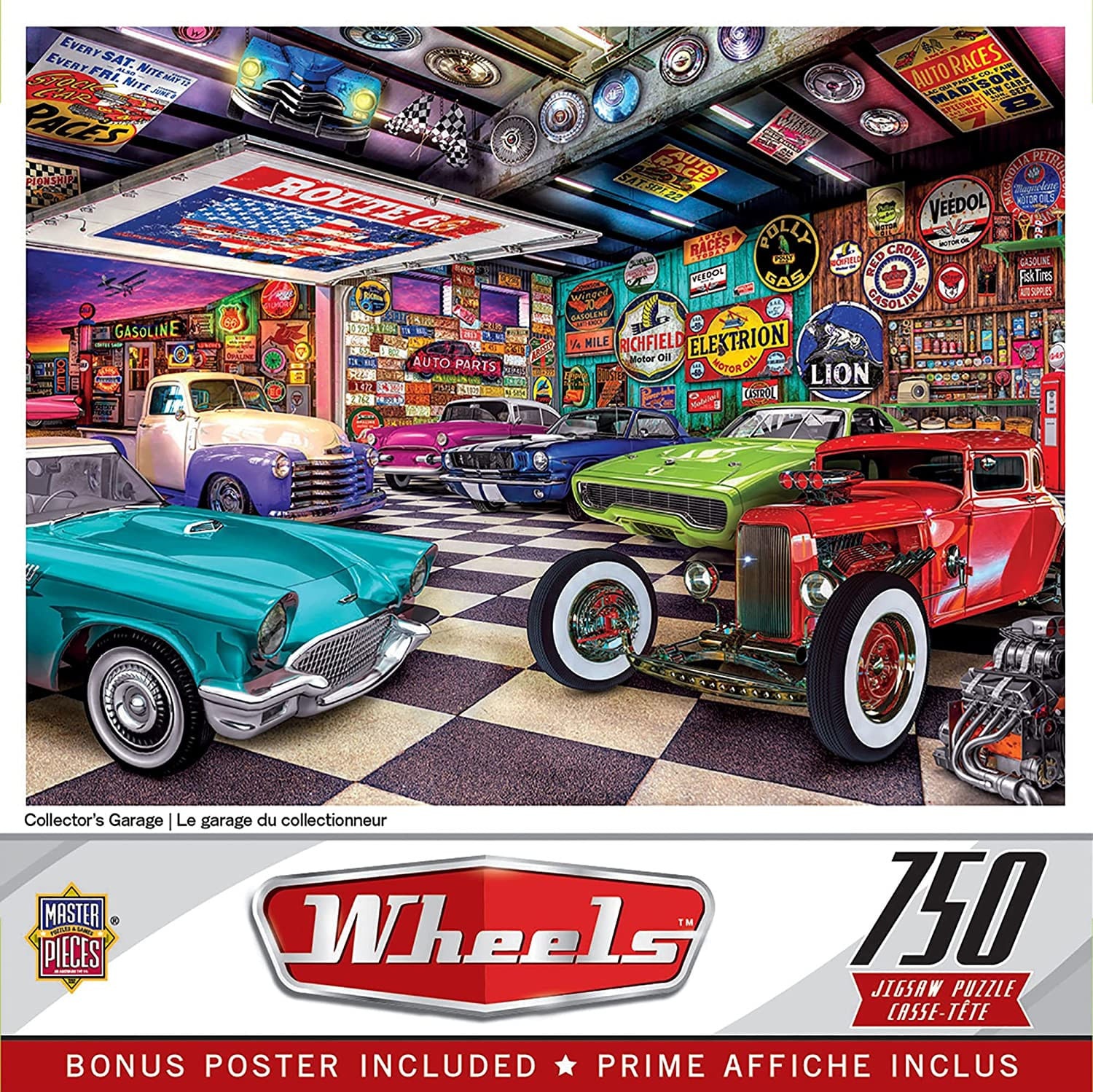 Masterpieces Rodas 750 Puzzles Collection - Collector's Garage 750