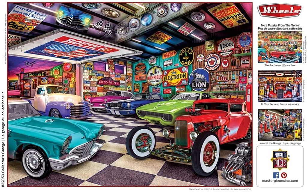 Masterpieces Rodas 750 Puzzles Collection - Collector's Garage 750