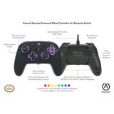 Powera Spectra Enhanced Wired Controller Para Nintendo Switch, Gamepad, Wired Video Gaming Controller , Oficialmente Licenciado, Controlador Light-up