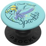 Disney Peter Pan Tinkerbell I Don't Sweat I Sparkle Popsockets Popgrip: Aperto Permutável Para Telefones E Tablets