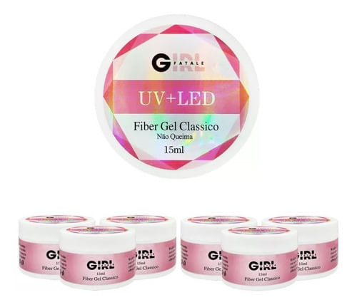 Gel Led/uv Não Queima Clássico Girl Fatale Promoção