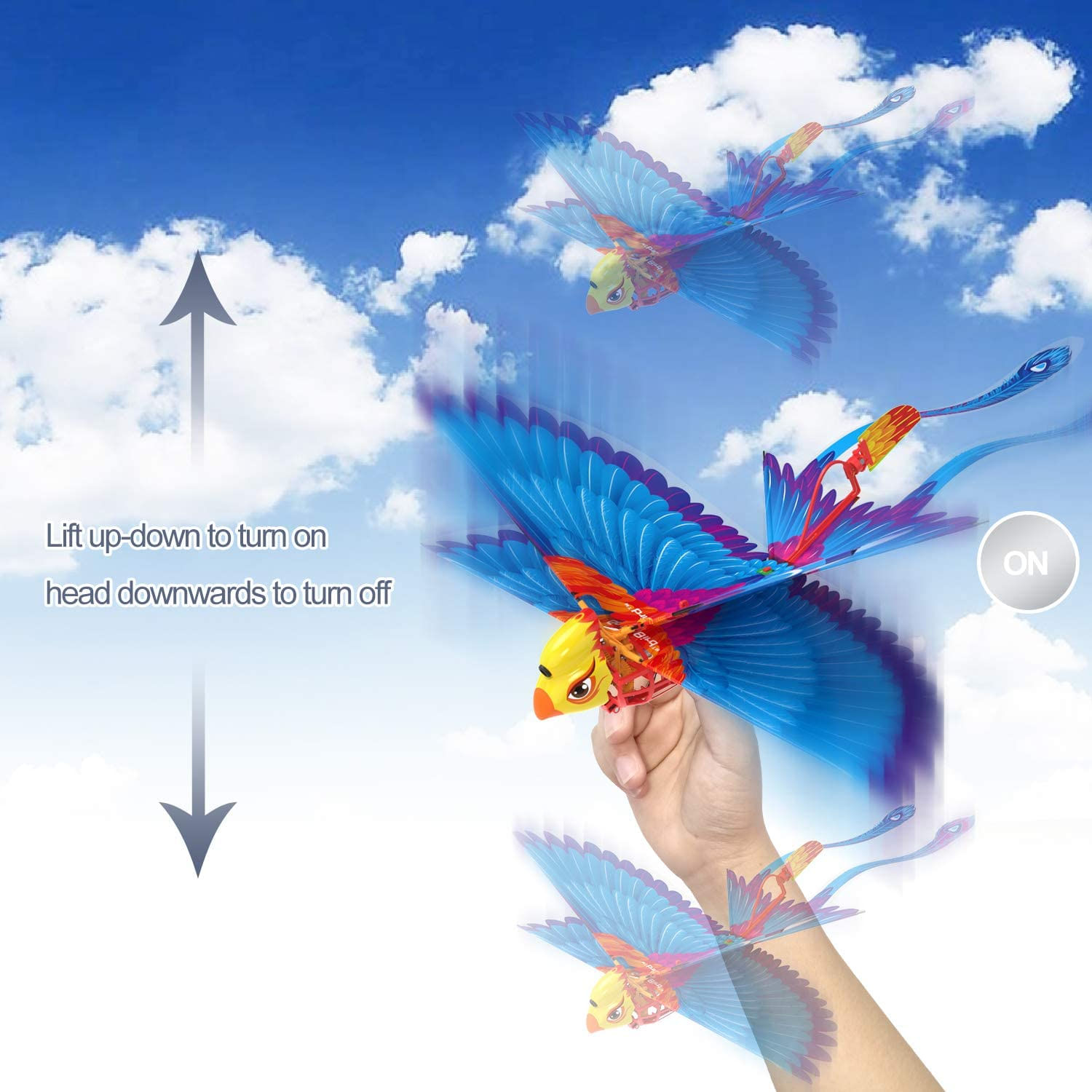 Hanvon Go Bird Flying Toy, Mini Rc Flying Bird Helicopters, Bionic ...