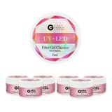 Kit 5 Gel Led/uv Não Queima Clássico Girl Fatale Promoção