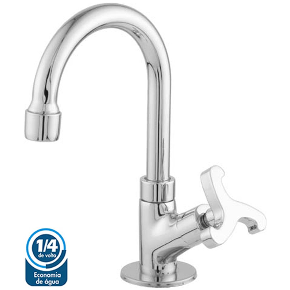 Torneira Para Banheiro 1/4 De Volta Em Metal Com Bica Móvel C38 Linha Plus é boa?
