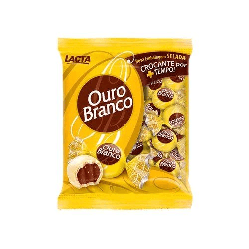 Bombom Ouro Branco 1kg | Lacta Menor preço em Bombom Ouro Branco 1kg | Lacta