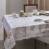 Toalha de Mesa Renda Suzi Retangular Transfer 2,70m x 1,60m