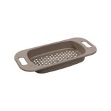 Escorredor De Alimentos Basic 42,2cm Cinza - Coza