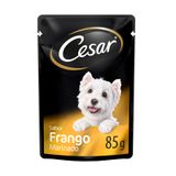 Ração Úmida Cesar Sachet para Cães Adultos Sabor Frango 85g