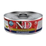 Ração Úmida N&D Quinoa para Gatos Adultos Weight Mangement 80g