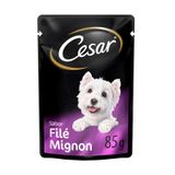 Ração Úmida Cesar Sachet para Cães Adultos Sabor Filet Mignon 85g