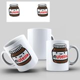 Caneca De Porcelana Nutella