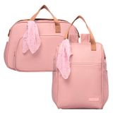 Kit Bolsas Maternidade Pirulitando G+m Encanto Rosa