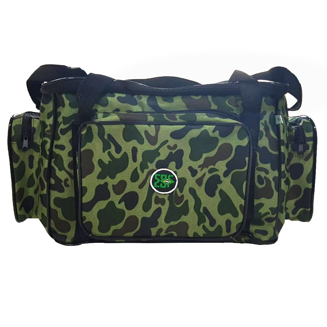 Bolsa Para Apetrechos Tralha de Pesca Camping EBF Combat Tamanho Grande