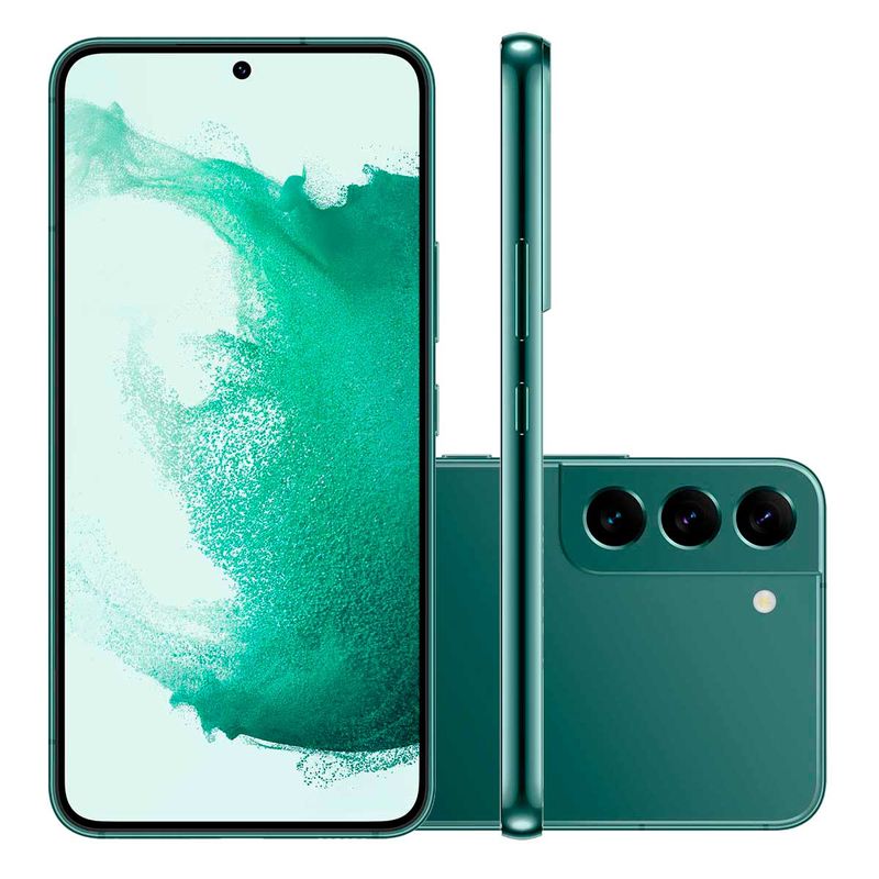 Celular Smartphone Samsung Galaxy S22 5g S901e 128gb Verde Dual Chip
