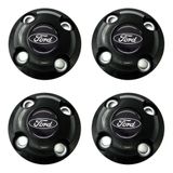 Jogo 4 Calota Centro Roda Ford Fiesta Ecosport Focus 4x100