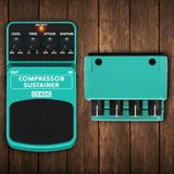 Pedal Compressor Sustain Para Guitarra Baixo Violão Behringer Cs400