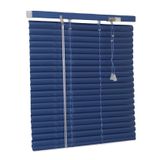 Persiana Horizontal Cortina Pvc Azul 50 (L) X 45 (A) cm