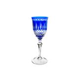 Taça vinho branco em cristal Strauss Overlay 237.068 310ml azul escuro