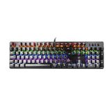 TECLADO GAMER USB GK100 LED MECANICO PRETO