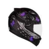 Capacete  Ebf New Spark Borboleta Tamanho 58