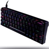 Teclado Gamer Mecânico Mk60 Rgb Switch Blue Dazz