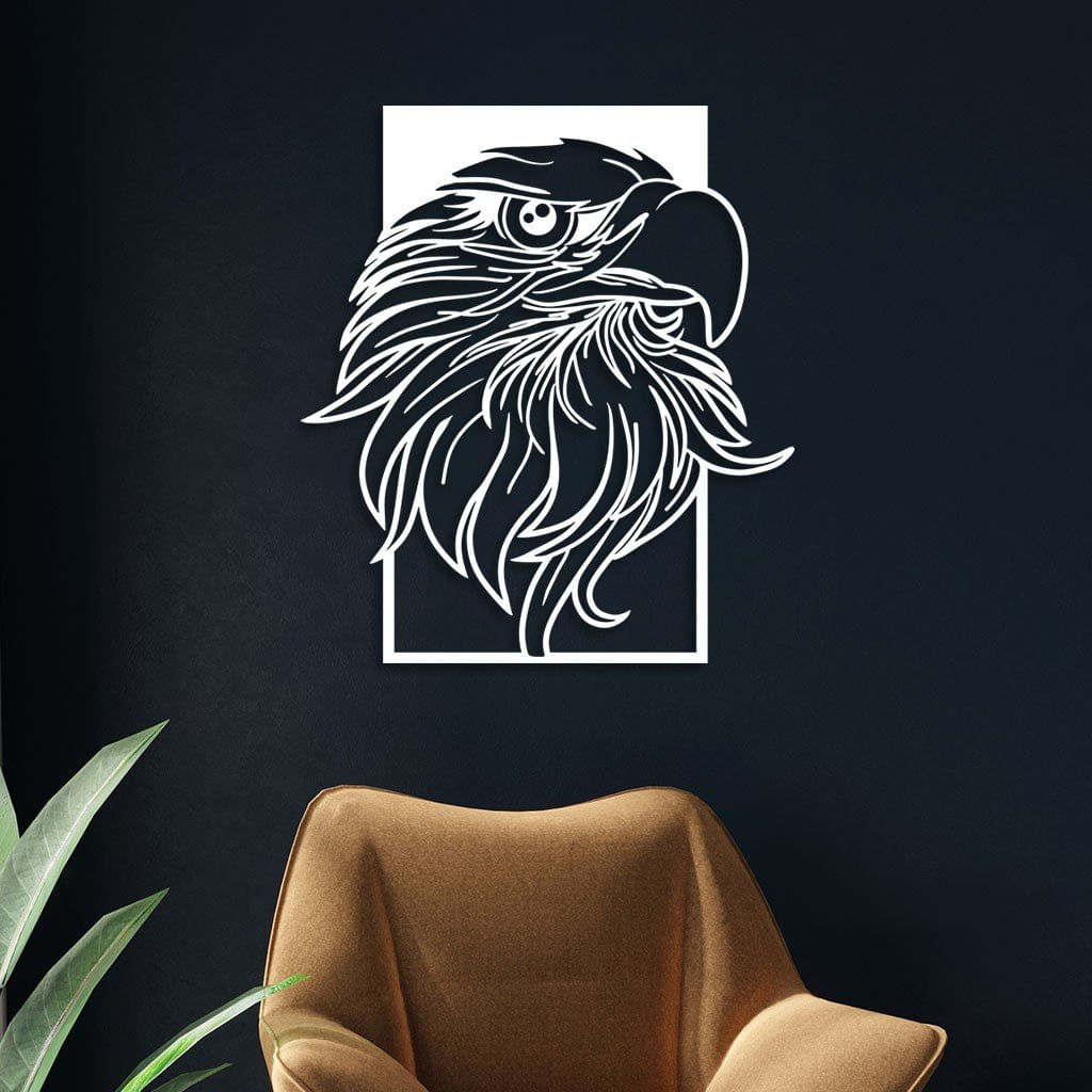 Escultura De Parede Em Mdf Falcão