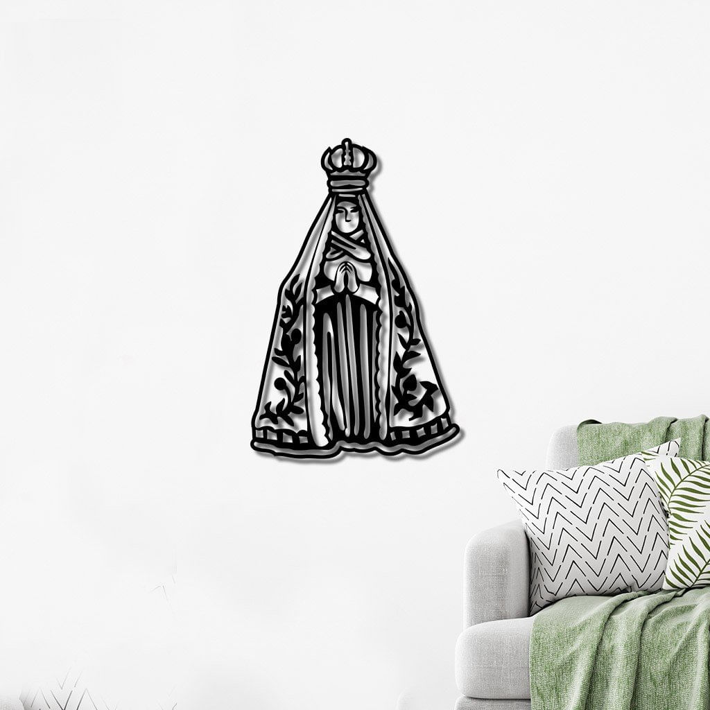 Escultura De Parede Em Mdf Nossa Senhora 2