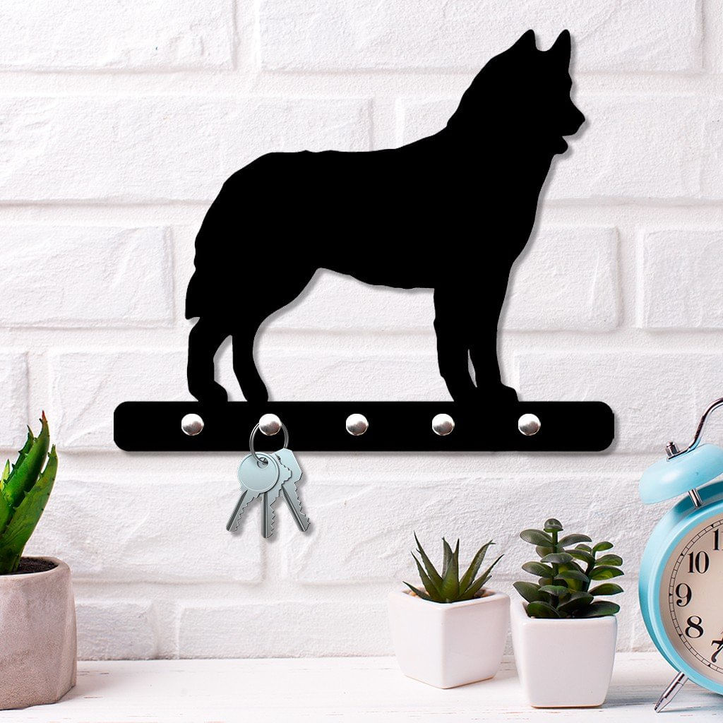 Porta Chaves De Parede Em Mdf Husky Siberiano