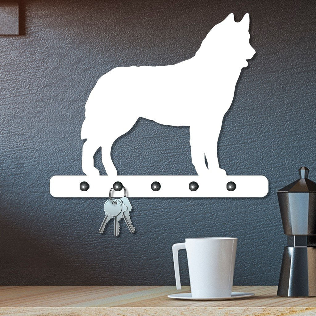 Porta Chaves De Parede Em Mdf Husky Siberiano