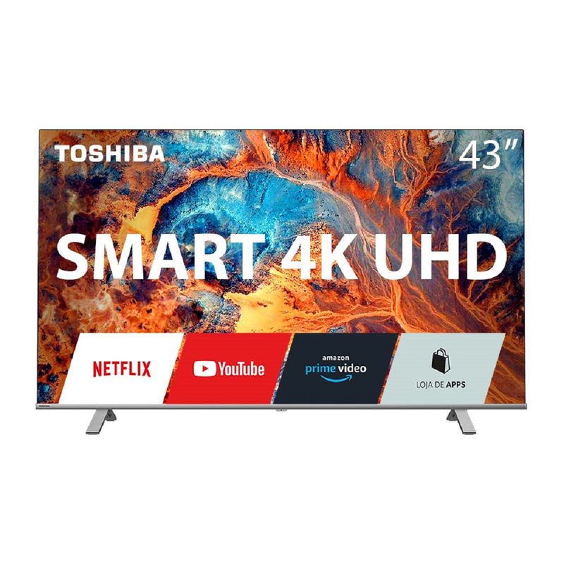 Smart TV DLED Toshiba 43″ 4k TB003 Smart Vida